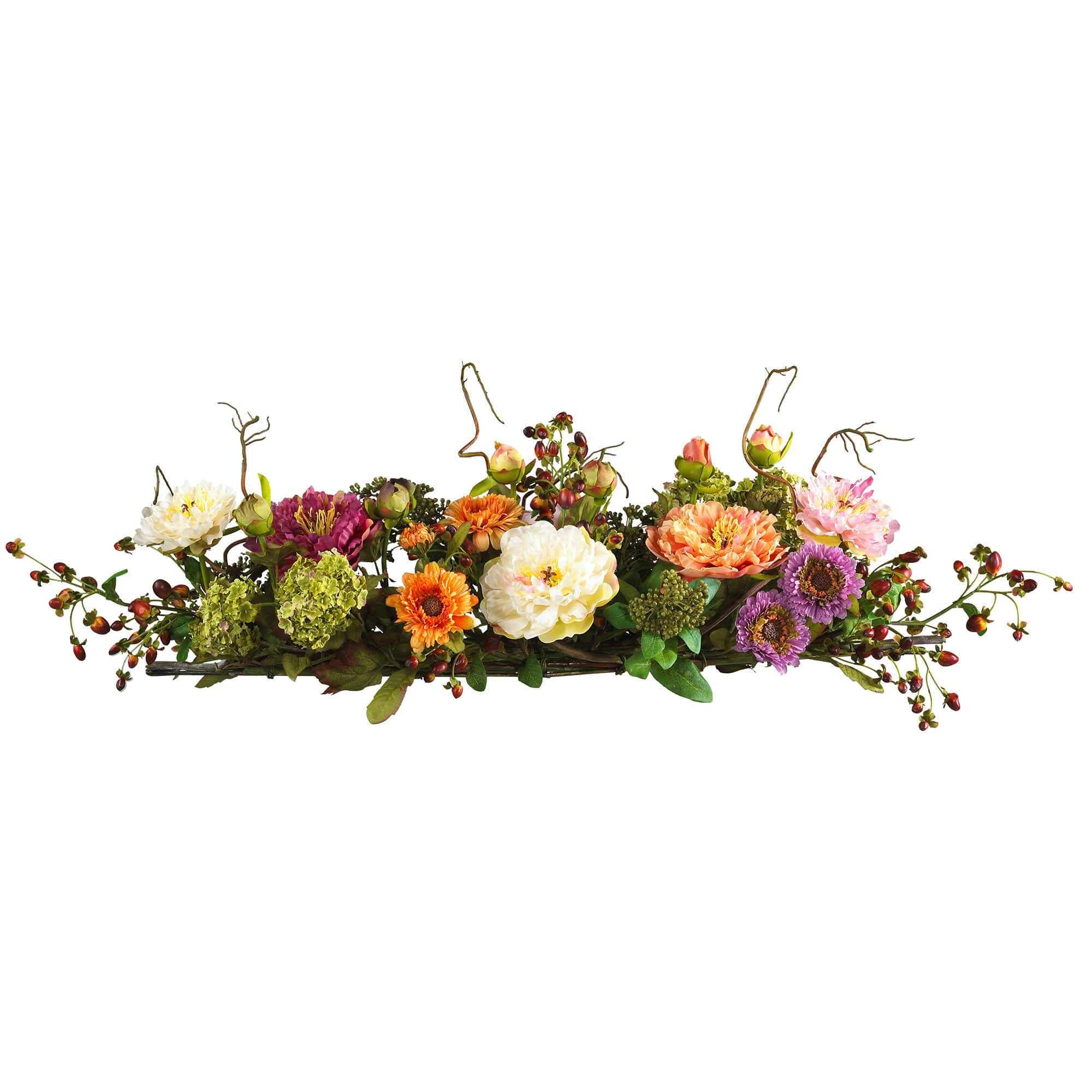 2.8ft. Mixed Peony Centerpiece Arrangement